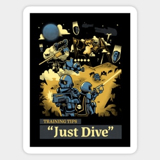 Training Tip: Just Dive Sticker